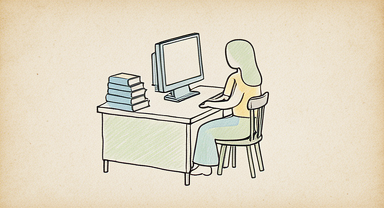 Abstract illustration representing legal documents and AI assistance